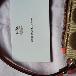 COACH wristlet